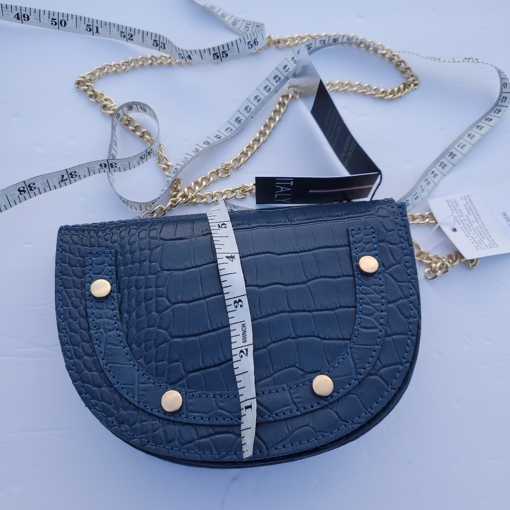 NWT Stella Bianca Genuine Leather Shoulder Bag.